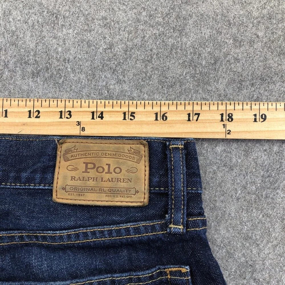 Polo Ralph Lauren Jeans Mens 33x30 Blue Medium Wash Regular Straight Denim Pants